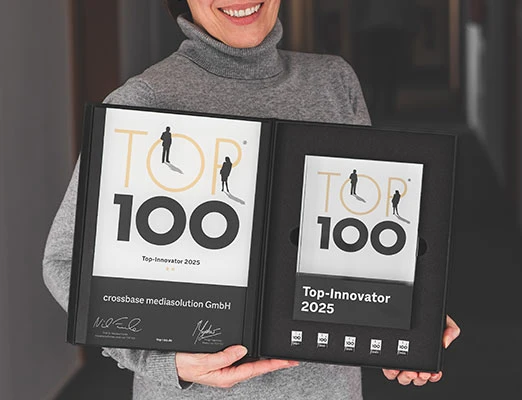 crossbase once again honored as Top Innovator at TOP 100