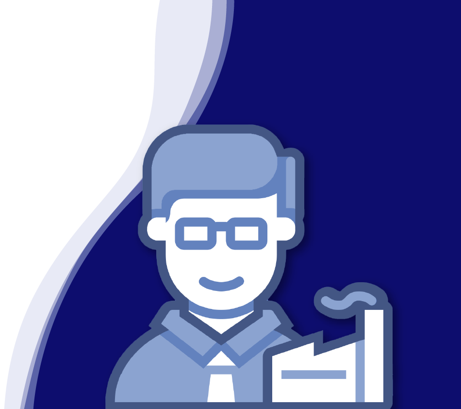 Holger Geck, Leiter Marketing und Produktdatenmanagement bei Gust. Alberts, lächelt in die Kamera. Er hat kurzes, graublondes Haar und einen kurzen Bart. Er trägt ein weißes Hemd und ein dunkles Sakko. Im Hintergrund ist eine geschwungene Wellenform in Weiß, Hellblau und Dunkelblau zu sehen.